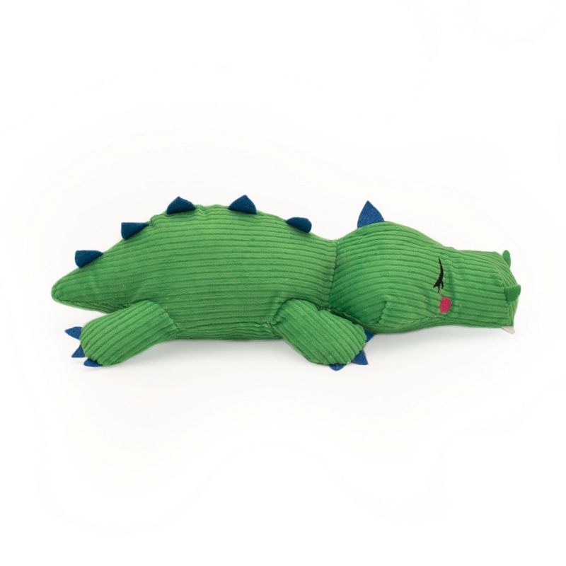 Zippy Paws - Snooziez with Silent Squeaker Alligator
