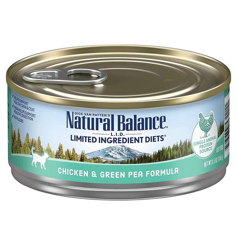 Natural Balance L.I.D Limited Ingredient Diets Wet Cat Food - Chicken & Green Pea - 5.5oz Can