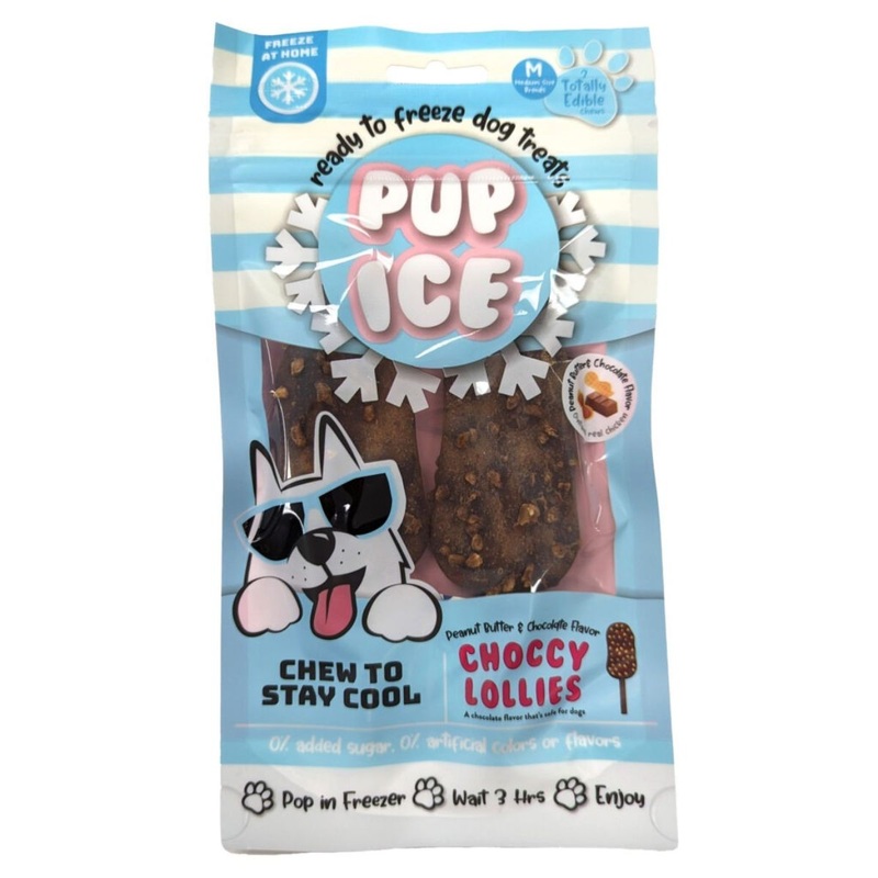Pup Ice Choccy Lollies Chocolate & Peanut Butter Dog Treats