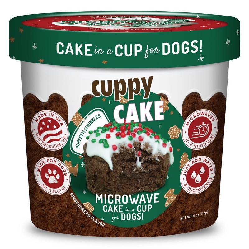 Puppy Cake Cuppy Cake Microwave Cake in A Cup Gingerbread Dog Treat