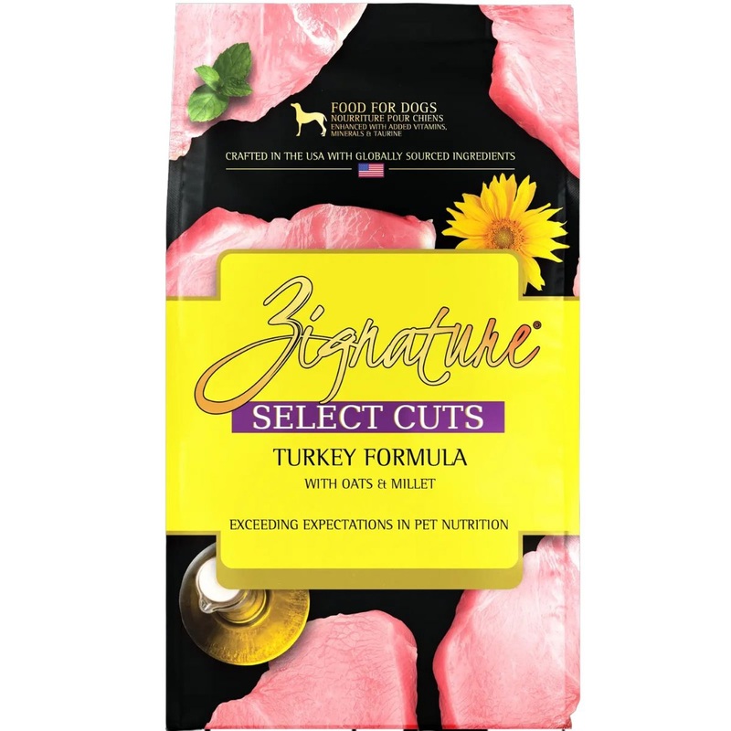 Zignature Select Cuts Dry Dog Food - Turkey - 12.5lb Bag