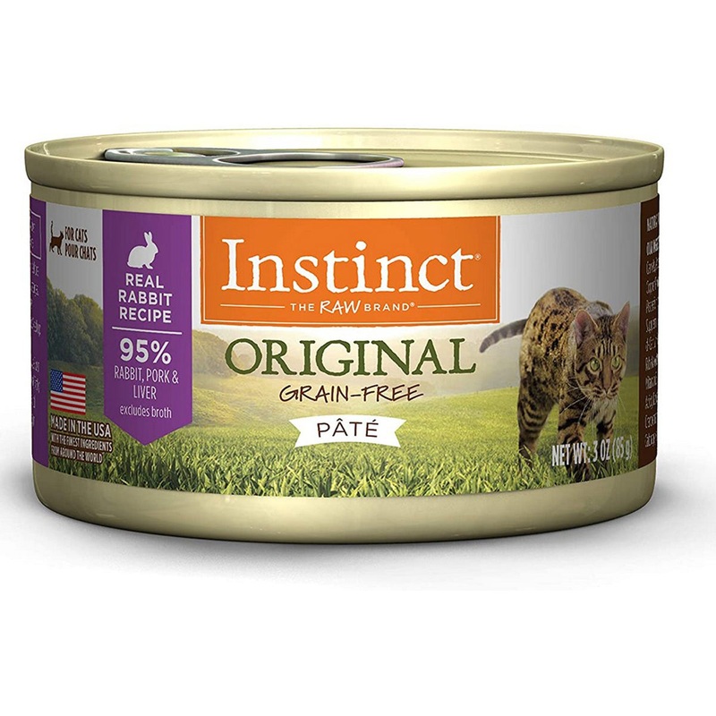 Instinct Original Grain Free Wet Cat Food - Real Rabbit - 3oz Can