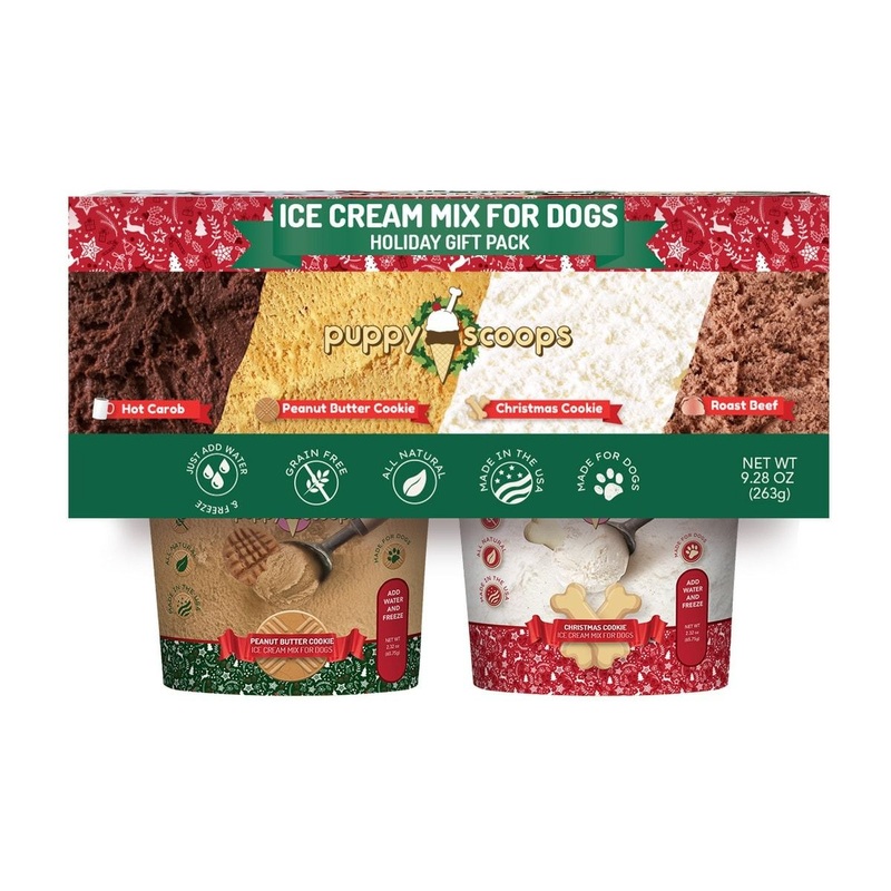 Puppy Cake Holiday Scoops Ice Cream Mix Assorted Flavor 4 Pack