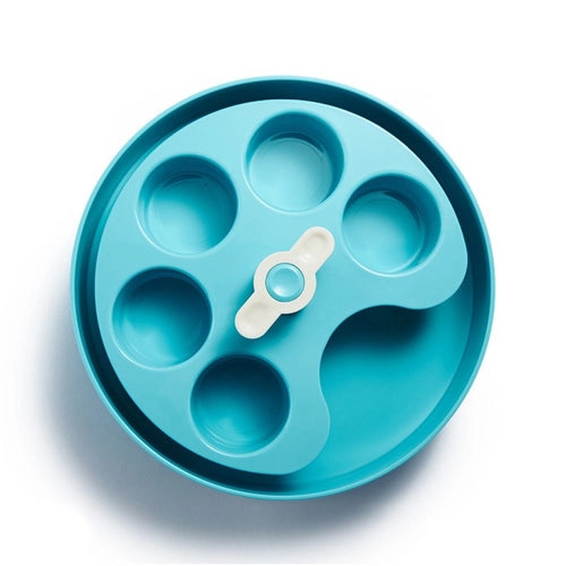 SPIN Interactive Adjustable Slow Feeder Bowl for Cats and Dogs - Cups