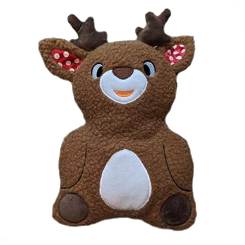 Dog Star Christmas Wildlife Reindeer Fleece Dog Toy