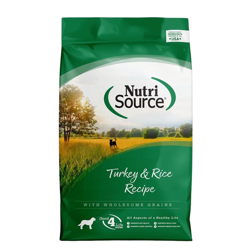 NutriSource Turkey & Rice Recipe Dry Dog Food 12lb Bag