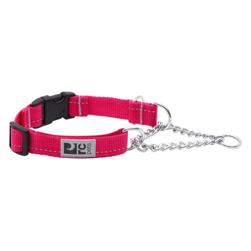 RC PET Dog Primary Training Clip Collar, Azalea, L, 1"/ 18"-26"