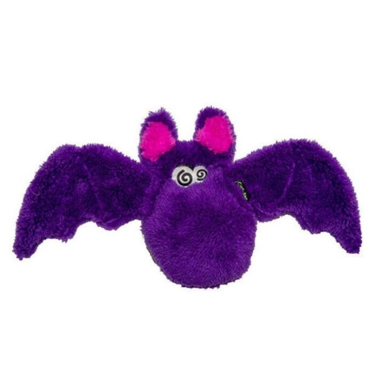 Duraplush Holiday Bat Dog Toy Medium Purple