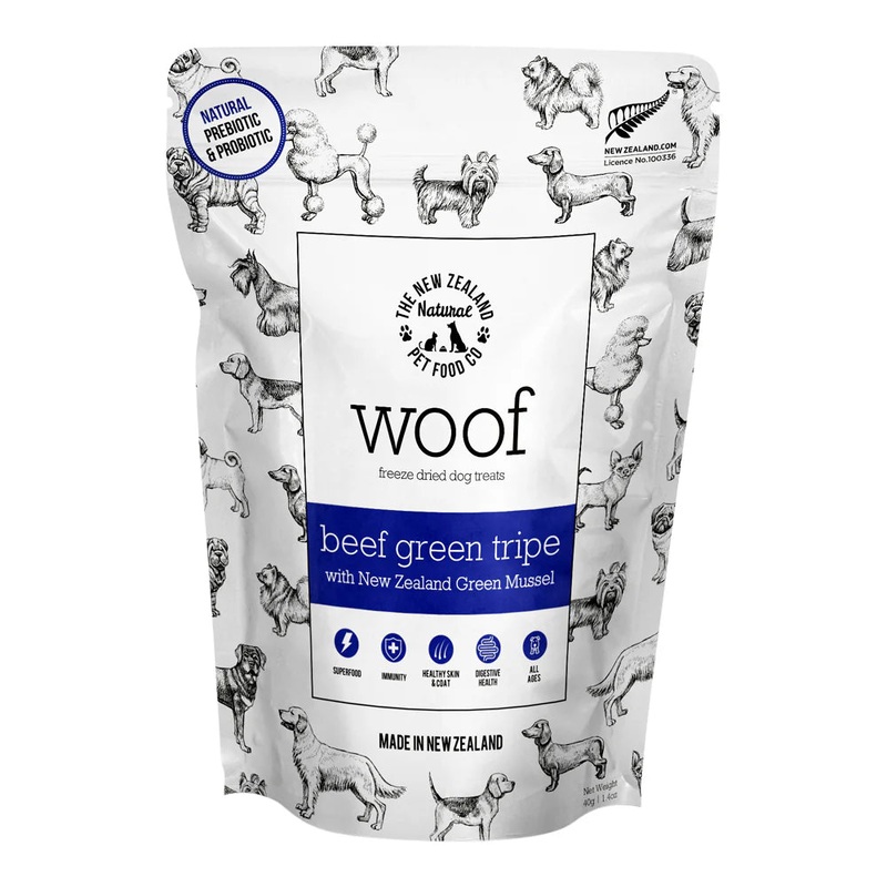 Woof Freeze Dried Beef Green Tripe Treat