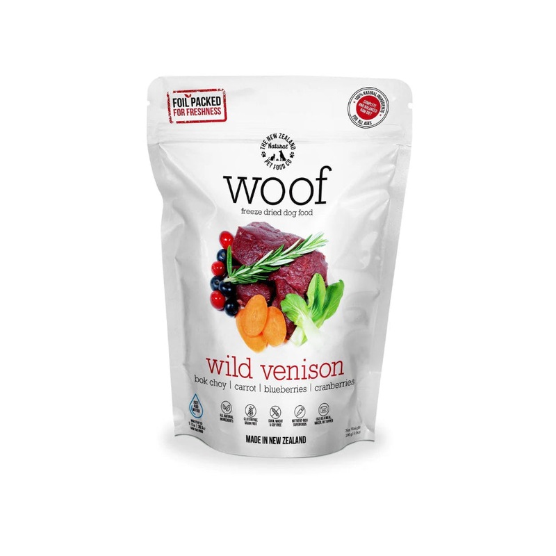 Woof Freeze Dried Dog Food Wild Venison