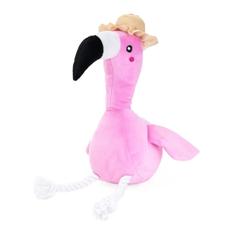 ZippyPaws Playful Pal - Freya The Flamingo