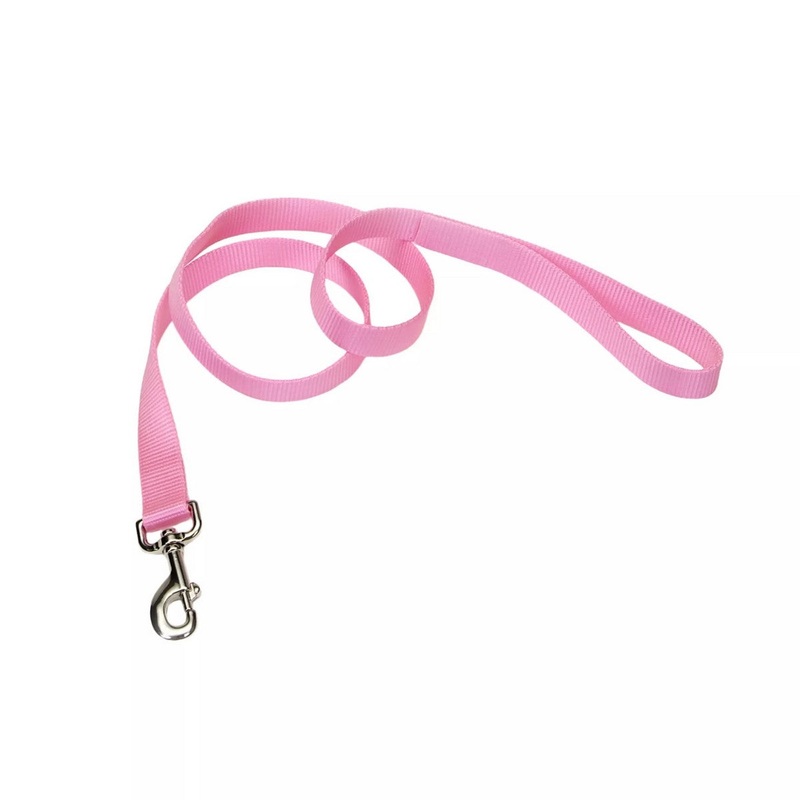 Coastal Single-Ply Dog Leash 1"x6' Pink Bright