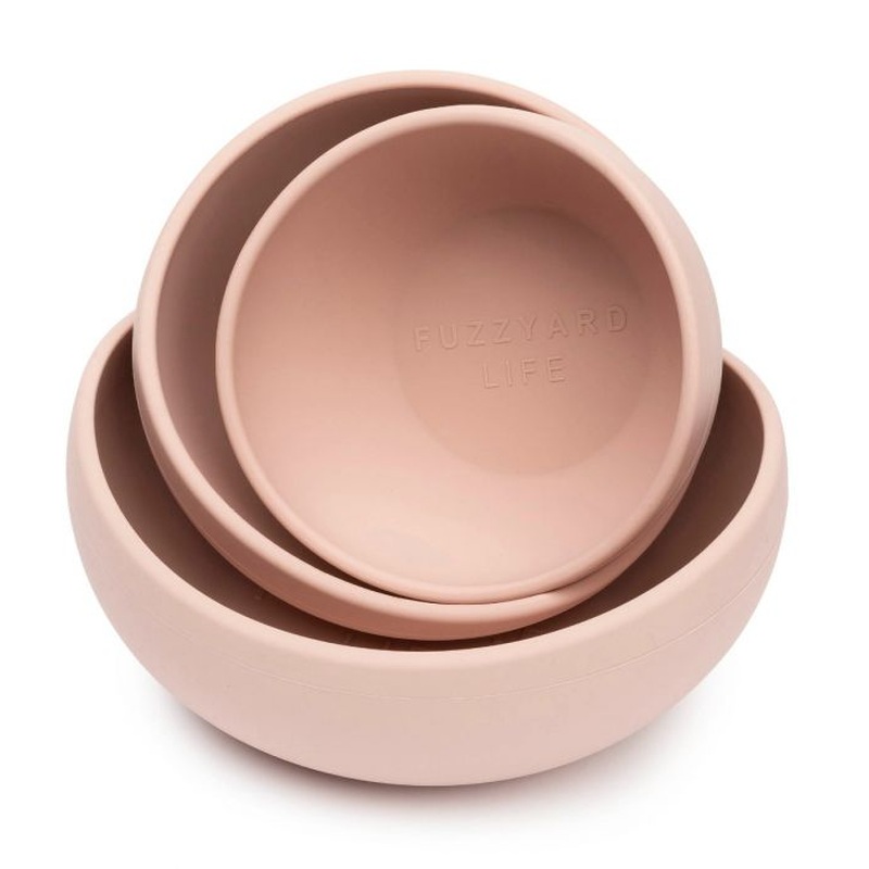 FuzzYard Life Silicone Bowl - Blush