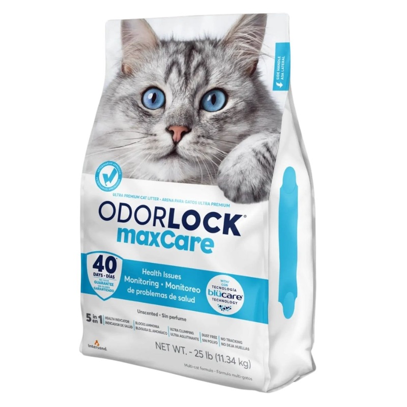 Intersand Odor Lock Max Care Cat Litter 25lb