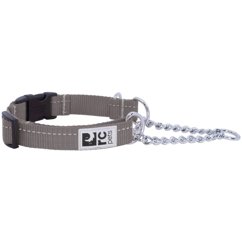 RC PETS Dog Primary Training Clip Collar, Charcoal, XS, 5/8"/ 9.5" - 11"