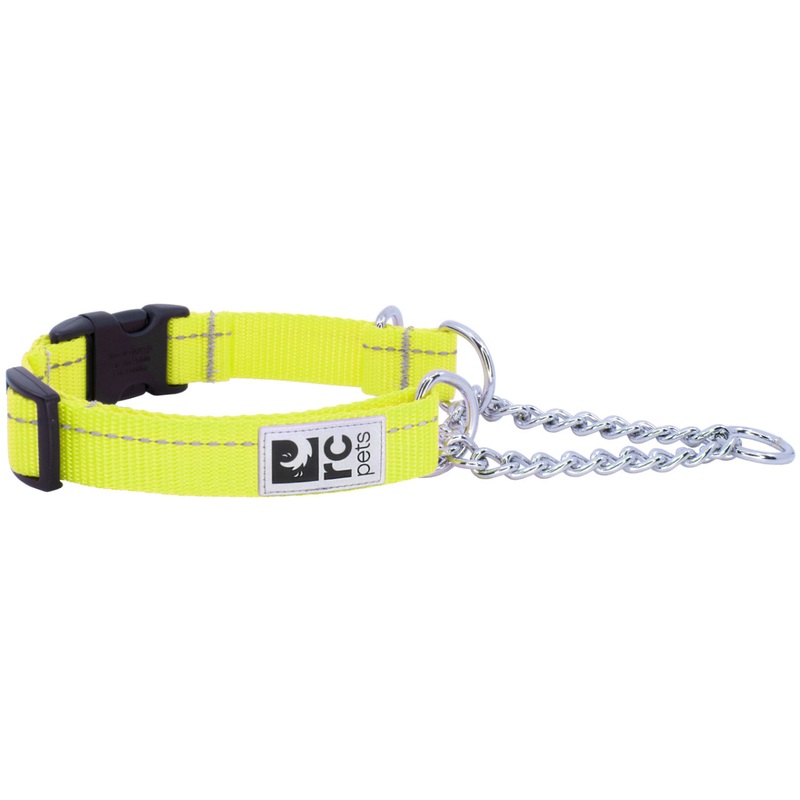 RC PETS Dog Primary Training Clip Collar, Tennis, M, 1"/ 14" - 19"