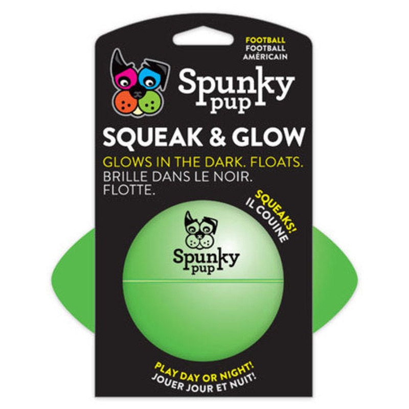 Squeak & Glow Football 14cm