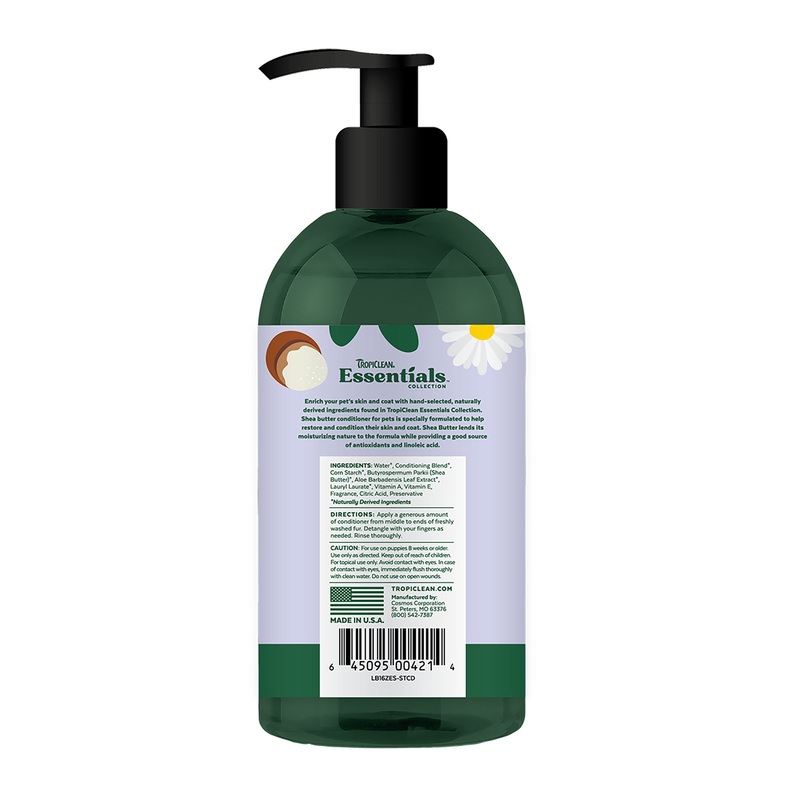 TropiClean Essentials Shea Butter Conditioner 473mL