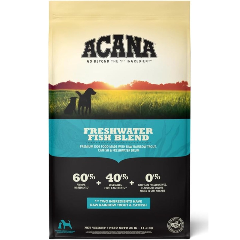 Acana Heritage Dry Dog Food - Freshwater Fish - 13lb Bag