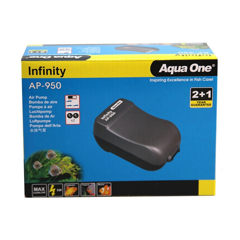 Aqua One Infinity Air Pump 280LH - 2pk