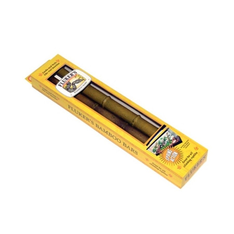 Fluker's Bamboo Bars for Reptiles and Amphibians Brown 2Pk