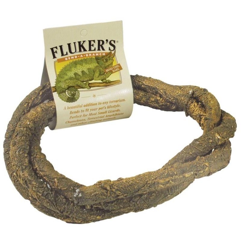 Fluker's Bend-A-Branch for Reptiles Brown Medium