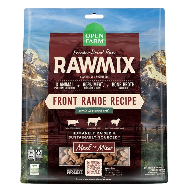 Open Farm RawMix Front Range Freeze Dried Raw Dog Food 13.5oz