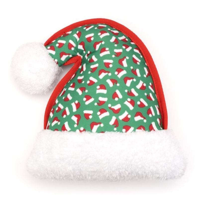 Worthy Dog Santa Hat Toy Large
