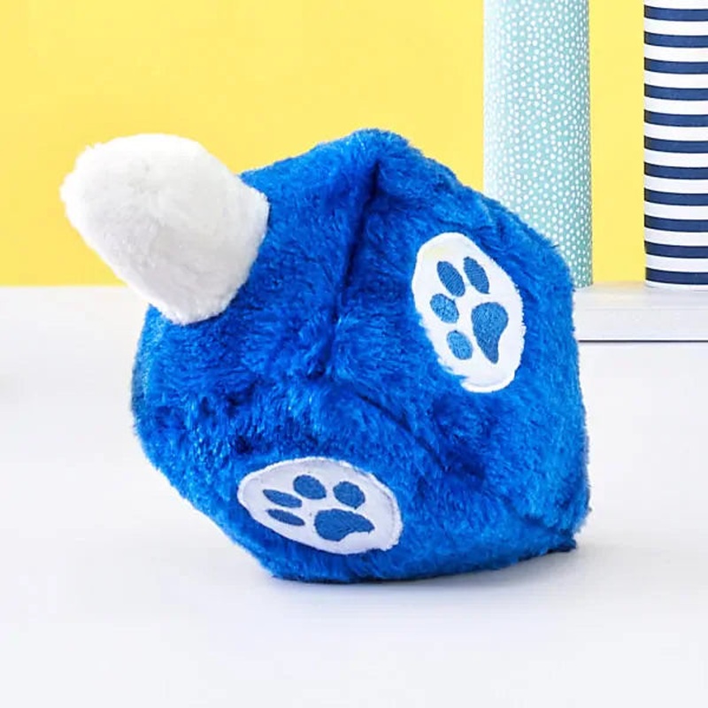 Zippy Paws Plush Squeaker Dog Toy - Hannukah Dreidel