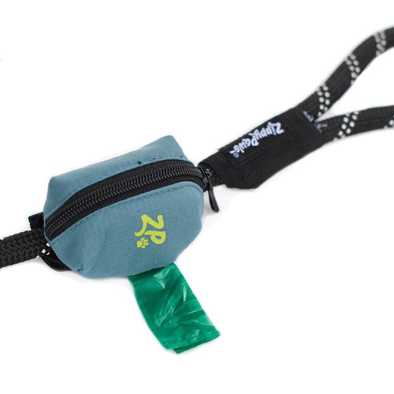 ZippyPaws Adventure Leash Bag Waste Bag Dispenser - Forest Green