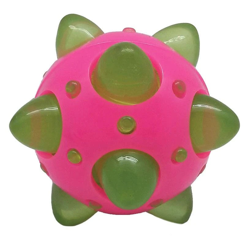 Furry Face Crazy Bounce Light Ball 8cm
