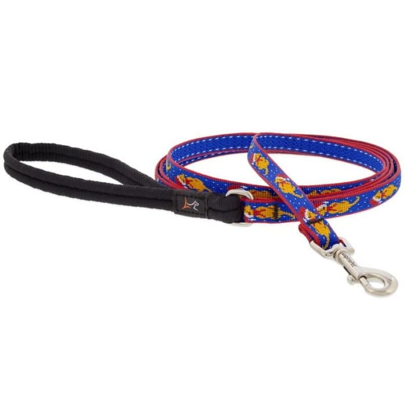Lupine MicroBatch Limited Designs Dog Leash 1/2" x 6' Snow Pup