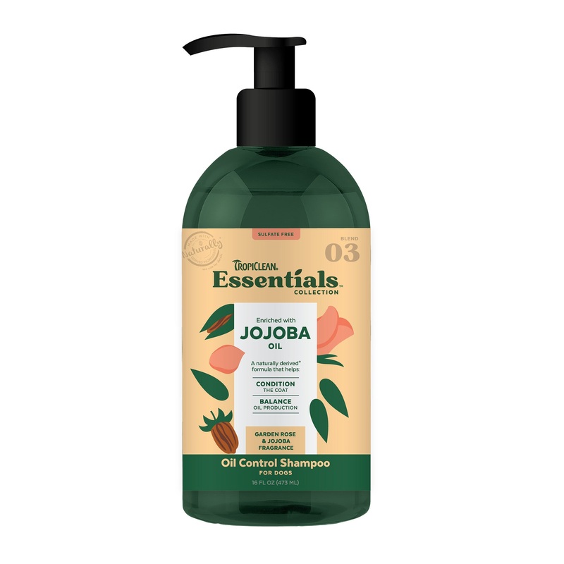 TropiClean Essentials Jojoba Oil Shampoo 473mL