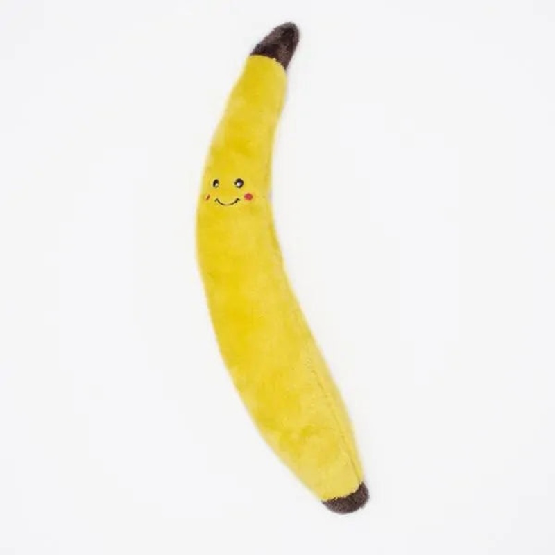 Zippy Paws Squeaky Jigglerz - Banana