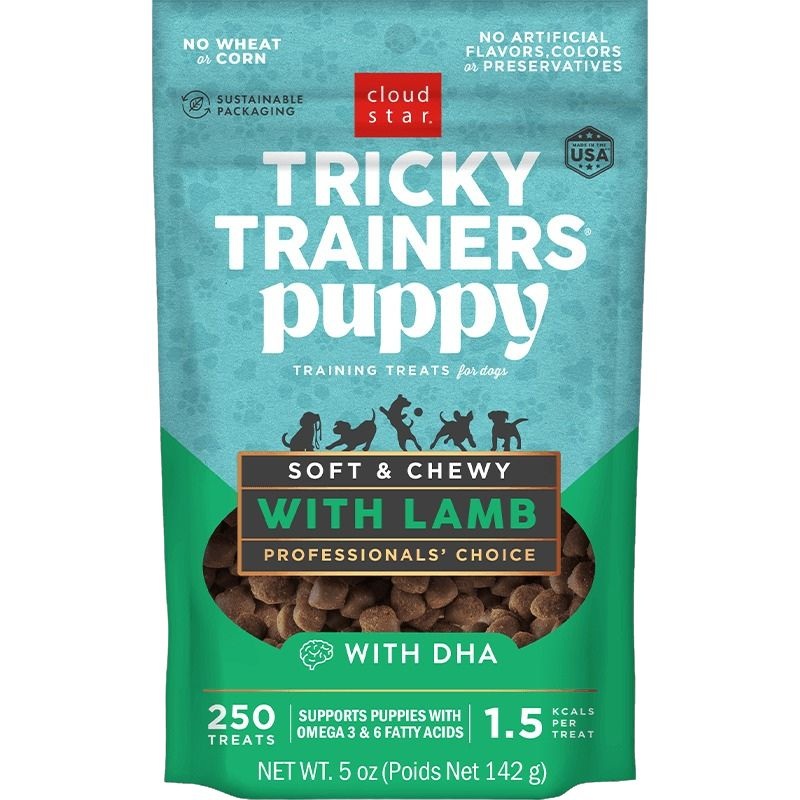 Cloud Star Tricky Trainers Puppy Mini Soft & Chewy Lamb Dog Treats 5oz
