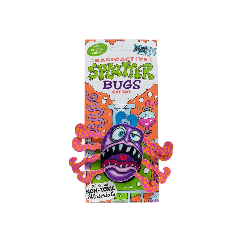 Fuzzu Splatterbug Cat Toy Frazz