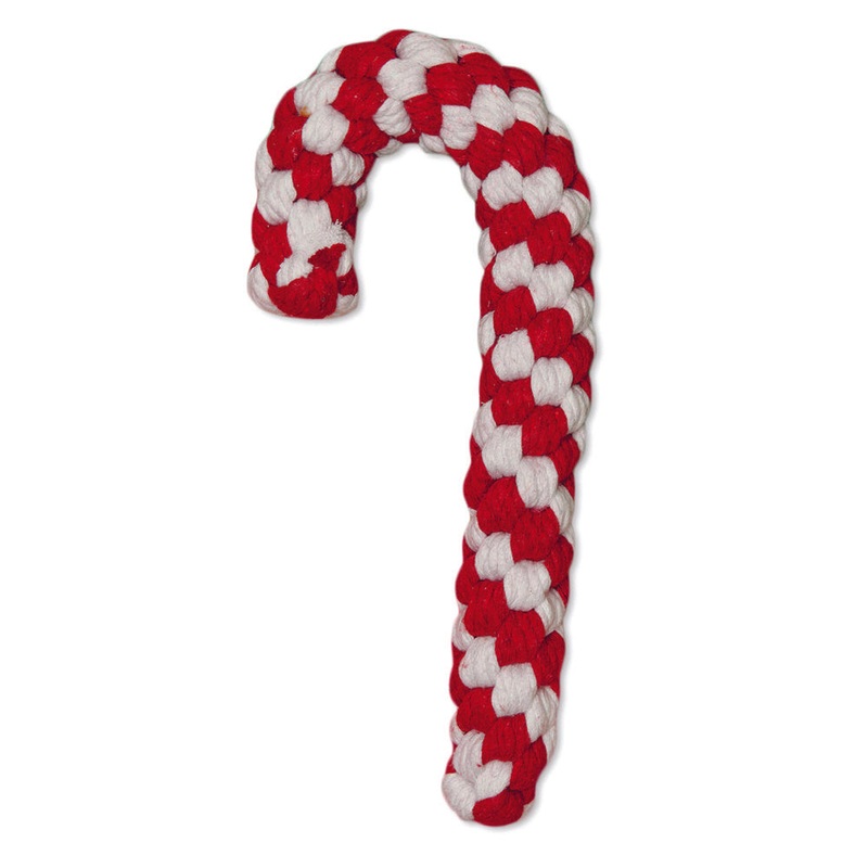 Prestige CHRISTMAS CANDY CANE ROPE DOG TOY