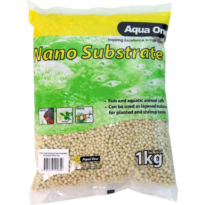 Aqua One Nano Substrate 1kg Yellow