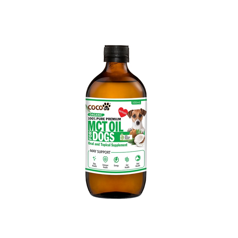 CocoPet Organic MCT Coconut Oil for Dogs 500mL