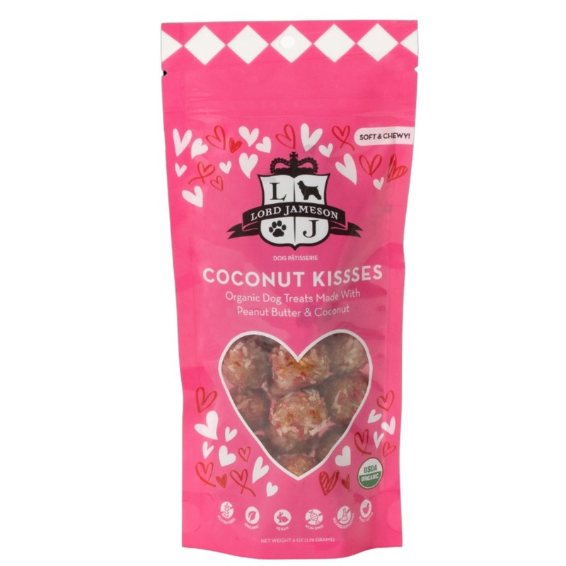 Lord Jameson Coconut Kisses Dog Treats 6oz