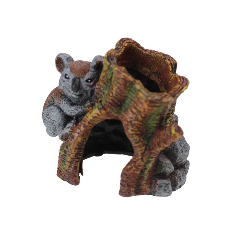 Neptune Koala with Tree Trunk Small 12 x 10 x 9cm