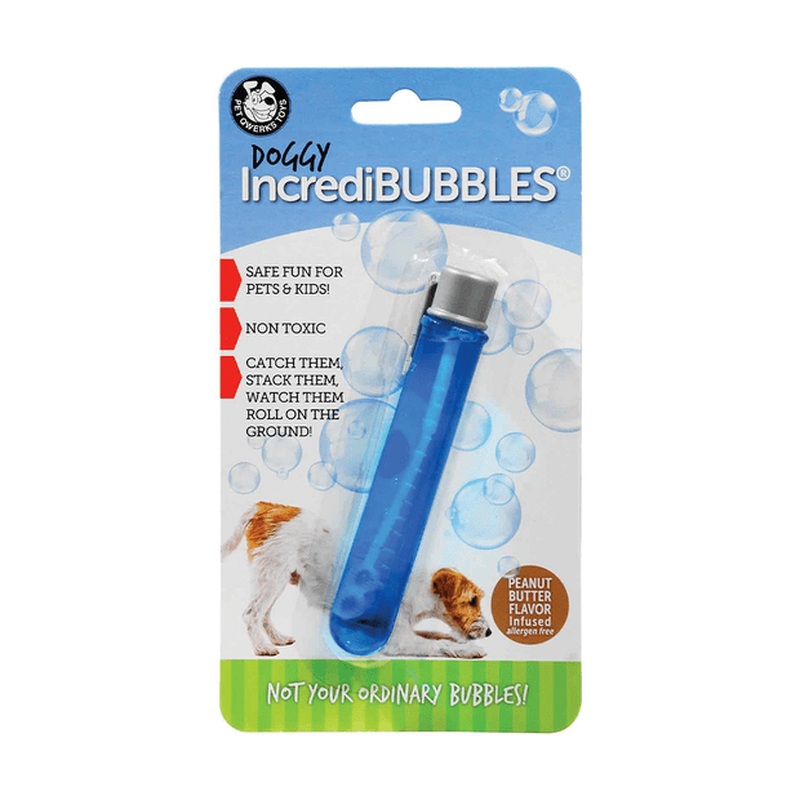 PetQwerks DOGGY INCREDIBUBBLES 25ml - Peanut Butter Flavour