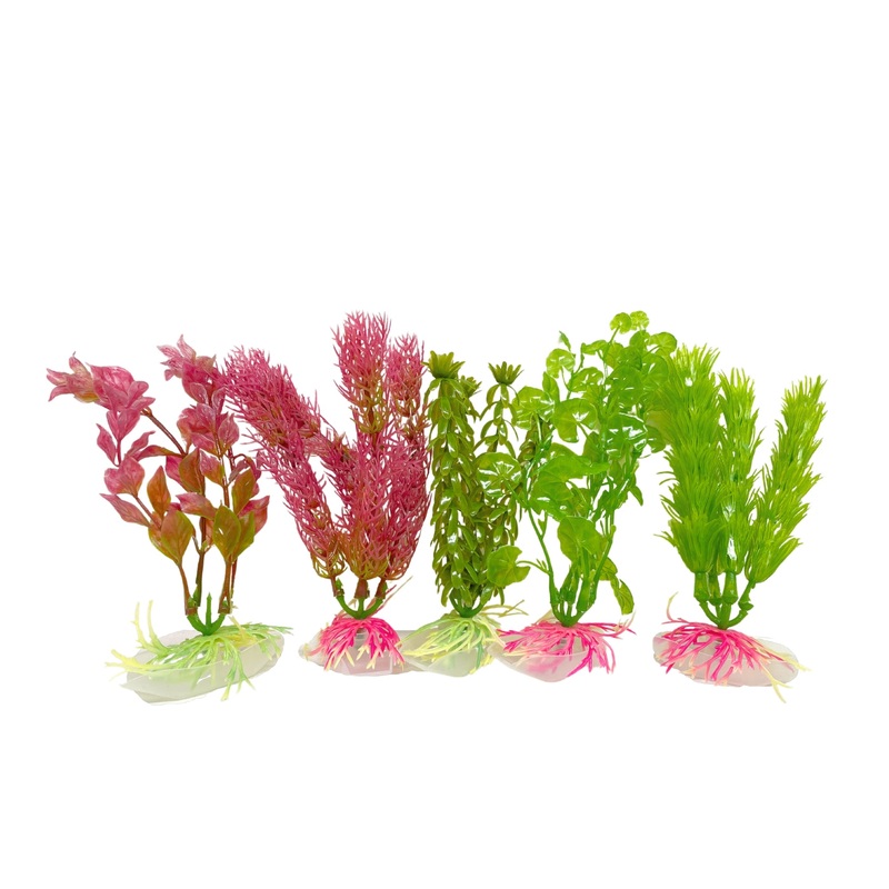 WLPET Plastic Assorted Aquarium Plants