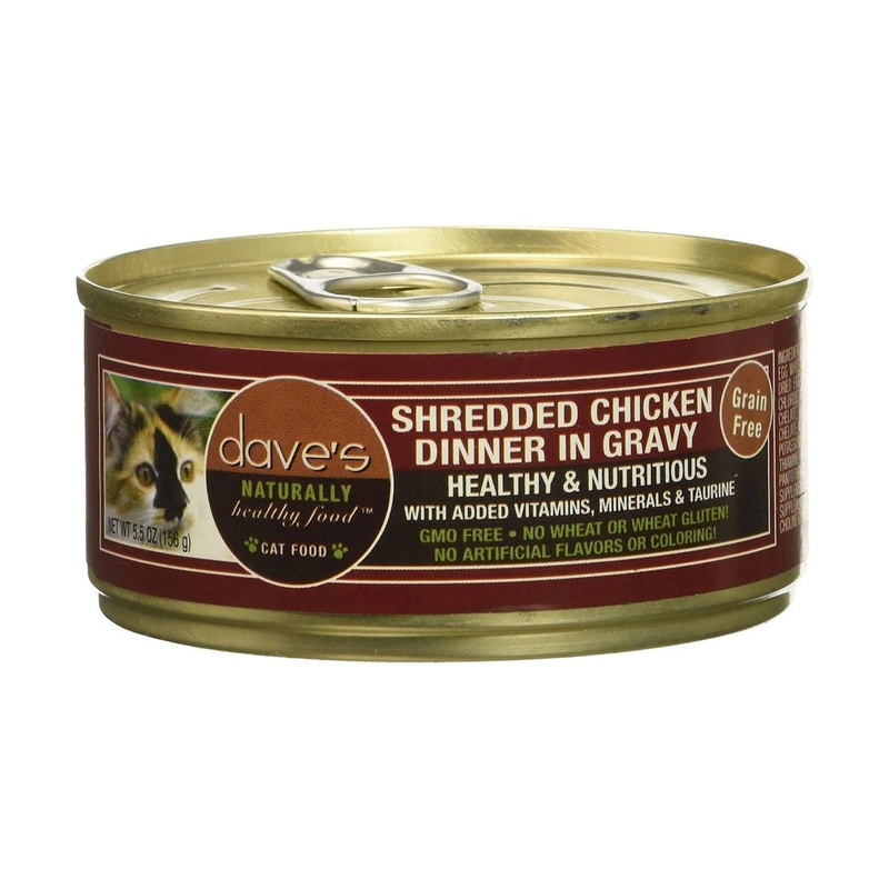 Dave's Pet Food Naturally Healthy Grain Free Wet Cat Food - Chicken - 5.5oz Can