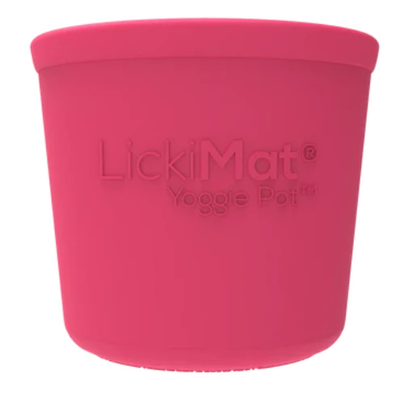 Lickimat Yoggie Pot Slow Feeder Dog Bowl