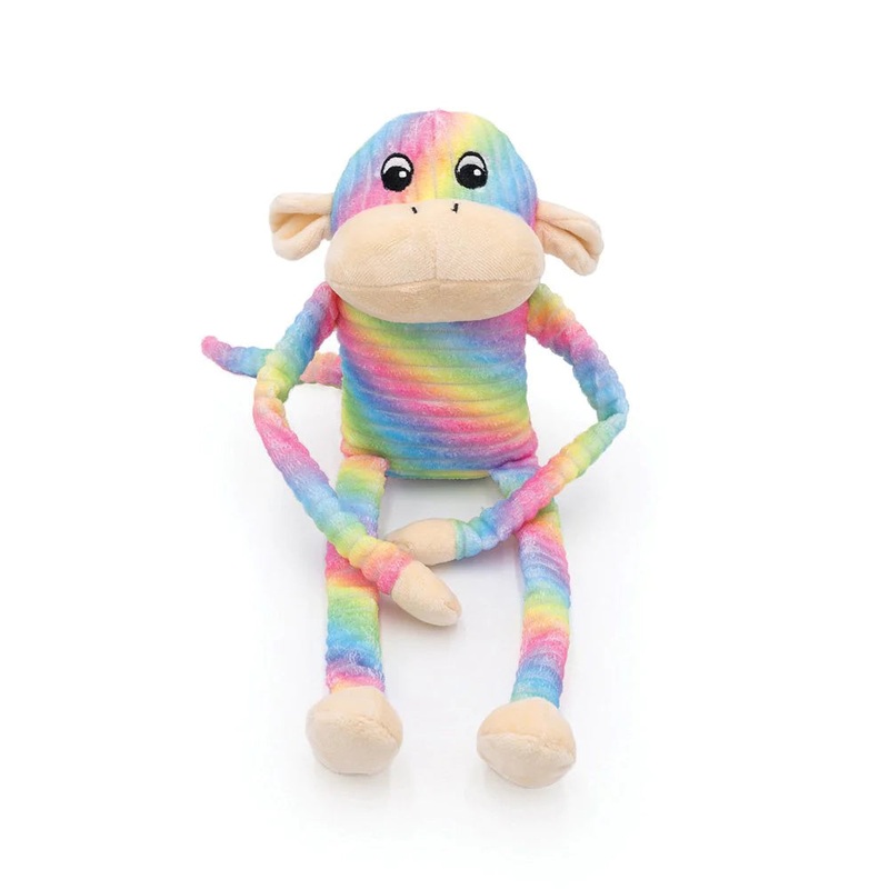 SPENCER THE CRINKLE MONKEY LARGE Rainbow