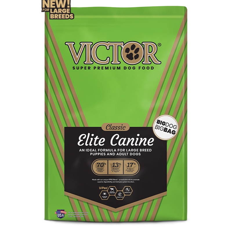 Victor Classic Elite Canine Dry Dog Food - Chicken & Fish - 50lb Bag