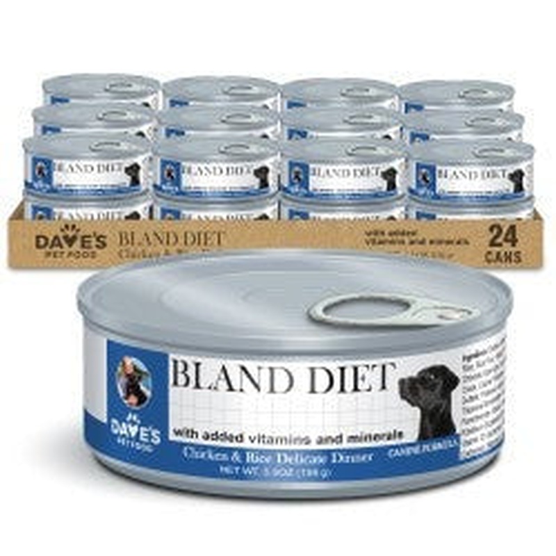 Dave's Pet Food Restricted Diet Wet Dog Food - Bland Chicken Rice - 5.5oz Can