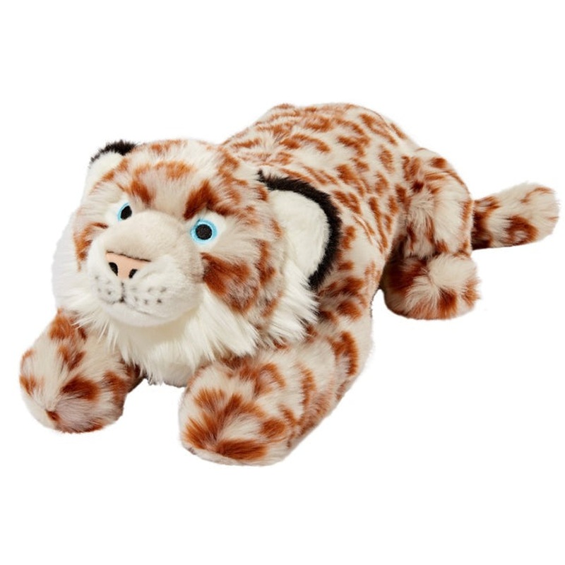 Fluff & Tuff Mongo The Snow Leopard Dog Toy