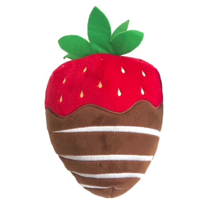 Huxley & Kent Chocolate Strawberry Dog Toy Small